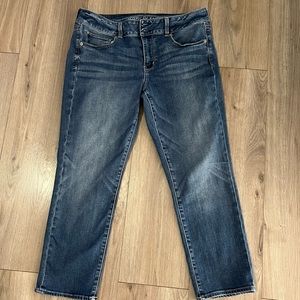 American eagle artist crop jeans